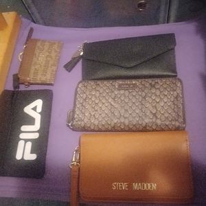 coach wallet steve madden juicy couture fila and SHEIN wallet coinpurse wristlet